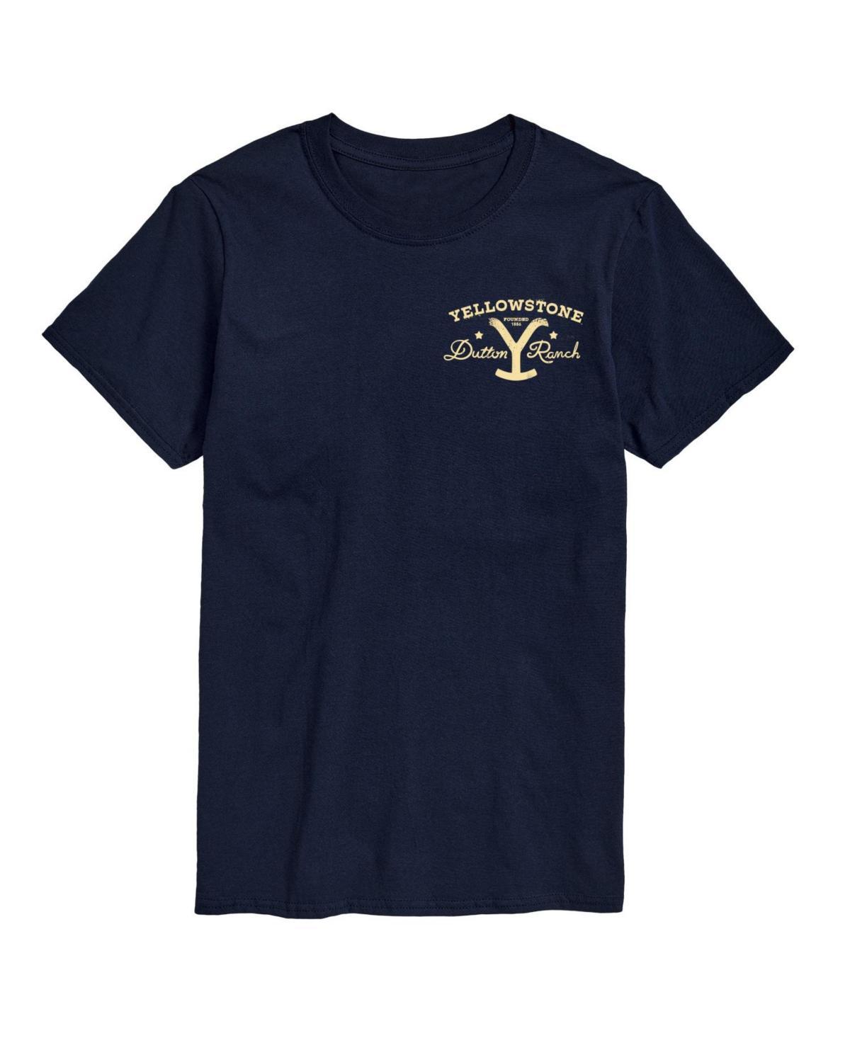 Mens Yellowstone Property Of Dutton Family Graphic Tee Blue Product Image