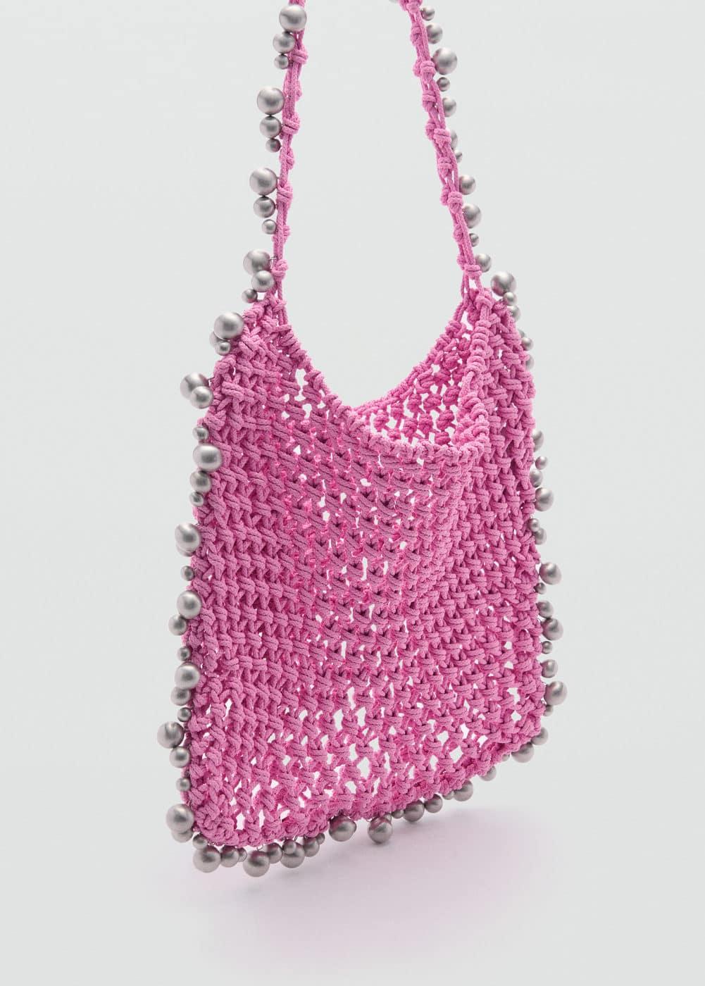 MANGO - Beaded bag - One size - Women Product Image