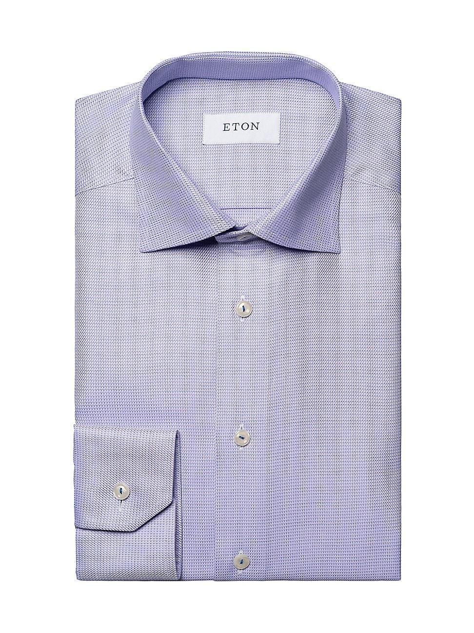 Mens Slim-Fit Semi-Solid Twill Shirt Product Image