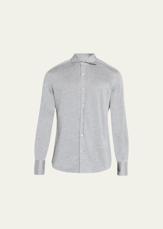 Mens Silk-Cotton Jersey Sport Shirt Product Image