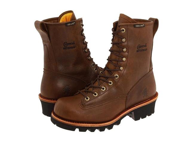 Chippewa 8 Bay Apache Waterproof Lace-to-Toe Logger Men's Work Boots Product Image