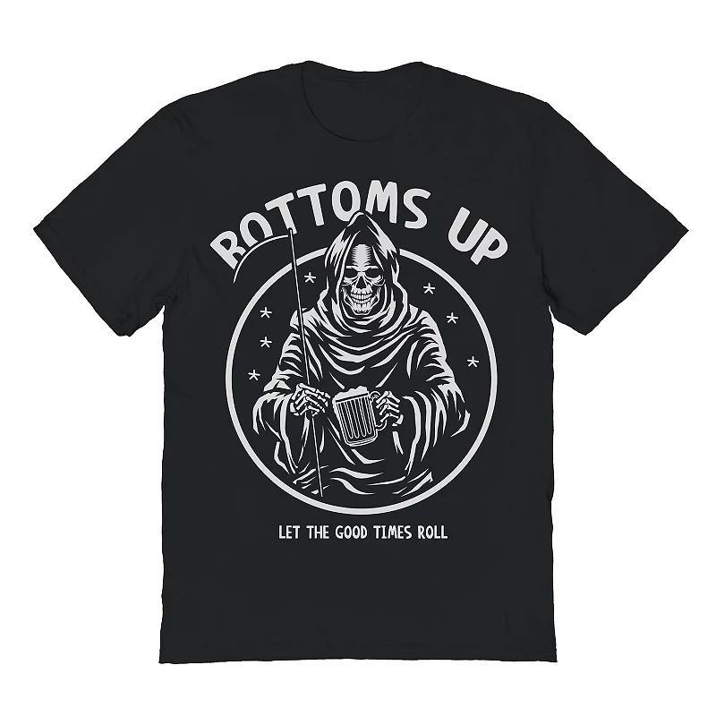 Mens Portrait Of Death Bottoms Up Graphic Tee Product Image