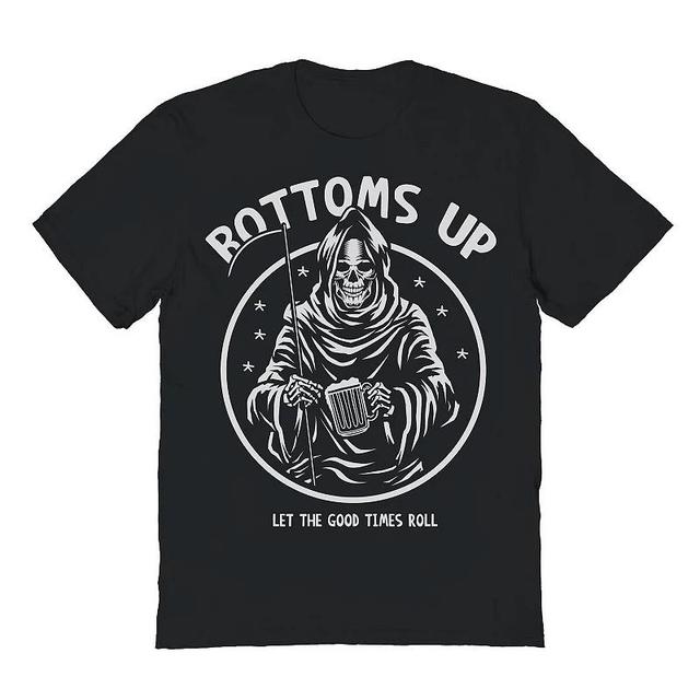 Mens Portrait Of Death Bottoms Up Graphic Tee Product Image