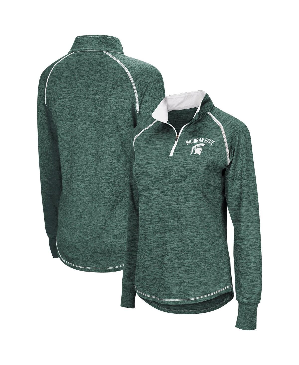 Womens Colosseum Michigan State Spartans Bikram Quarter-Zip Pullover Jacket Product Image