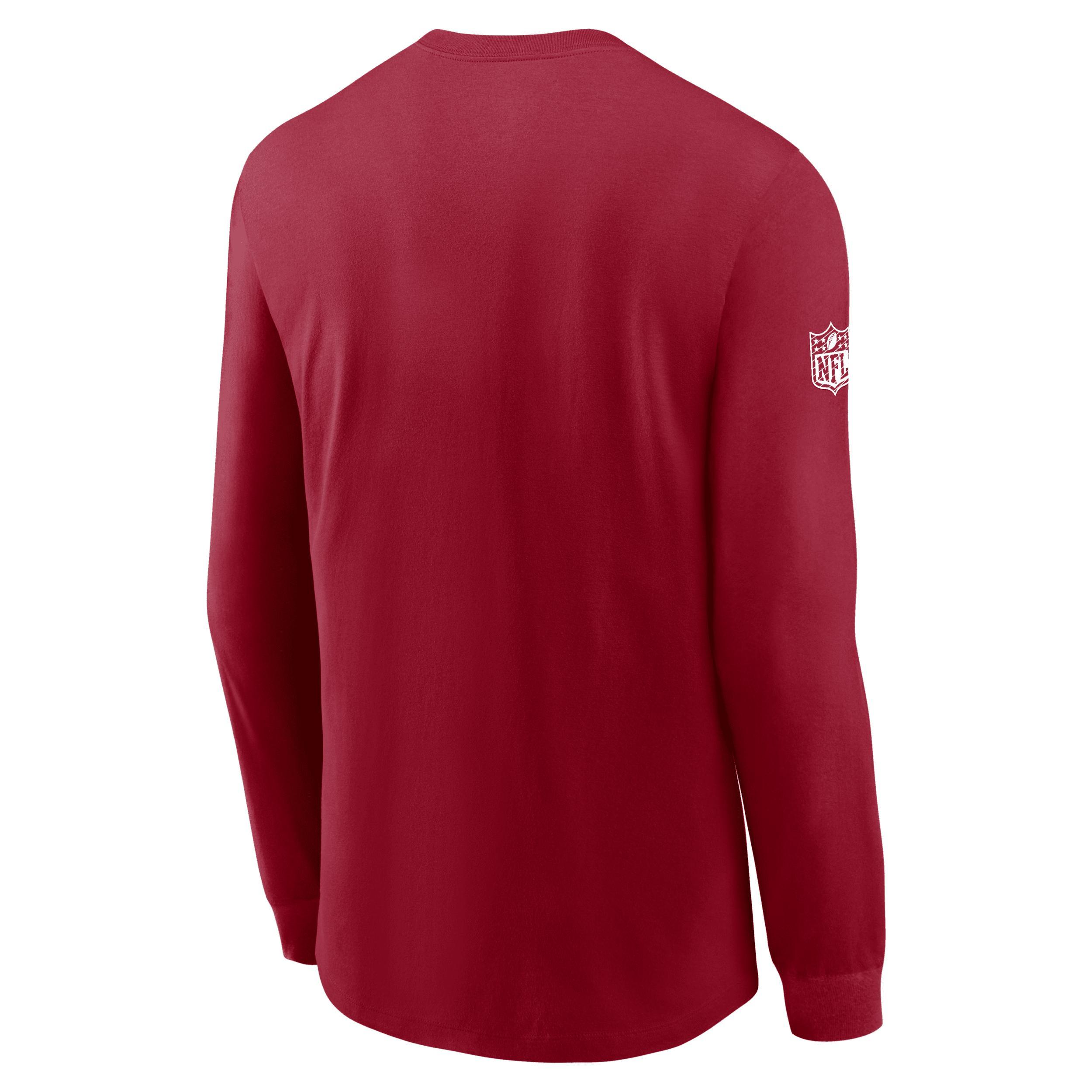 Seattle Seahawks Sideline Team Issue Nike Men's Dri-FIT NFL Long-Sleeve T-Shirt Product Image