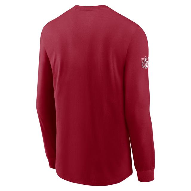 Tampa Bay Buccaneers Sideline Team Issue Nike Men's Dri-FIT NFL Long-Sleeve T-Shirt Product Image