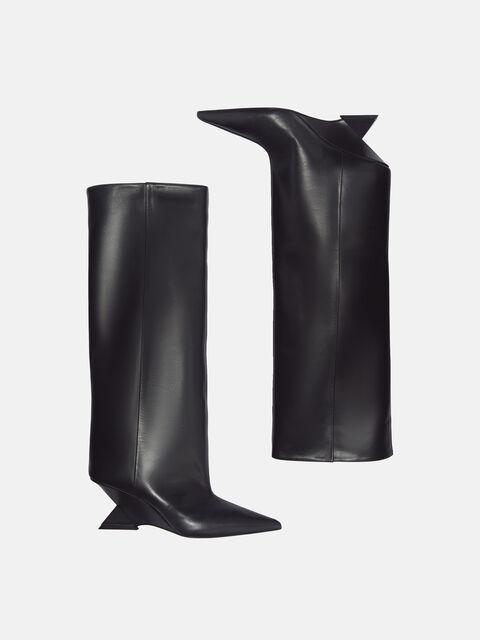 ''Cheope'' black tube boot Product Image