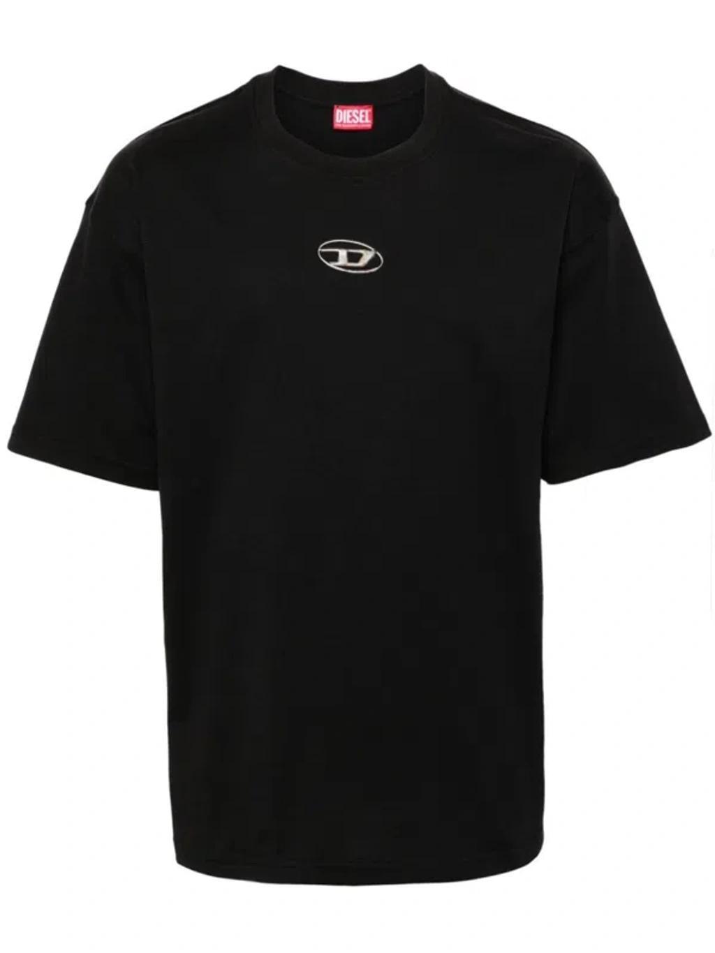 Mens 9xx T-just Logo-embroidered Short-sleeve Cotton T-shirt In Black Product Image