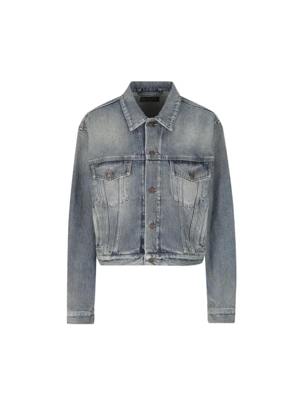 BALENCIAGA Jacket In Blue Product Image