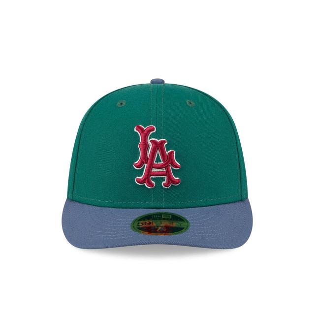 Los Angeles Angels Green Gemstone Low Profile 59FIFTY Fitted Hat Male Product Image