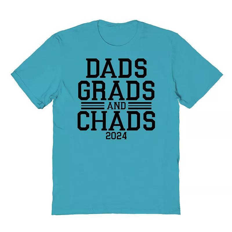 Mens COLAB89 by Threadless Dads Grad And Chads 2024 Graduate Graphic Tee Product Image