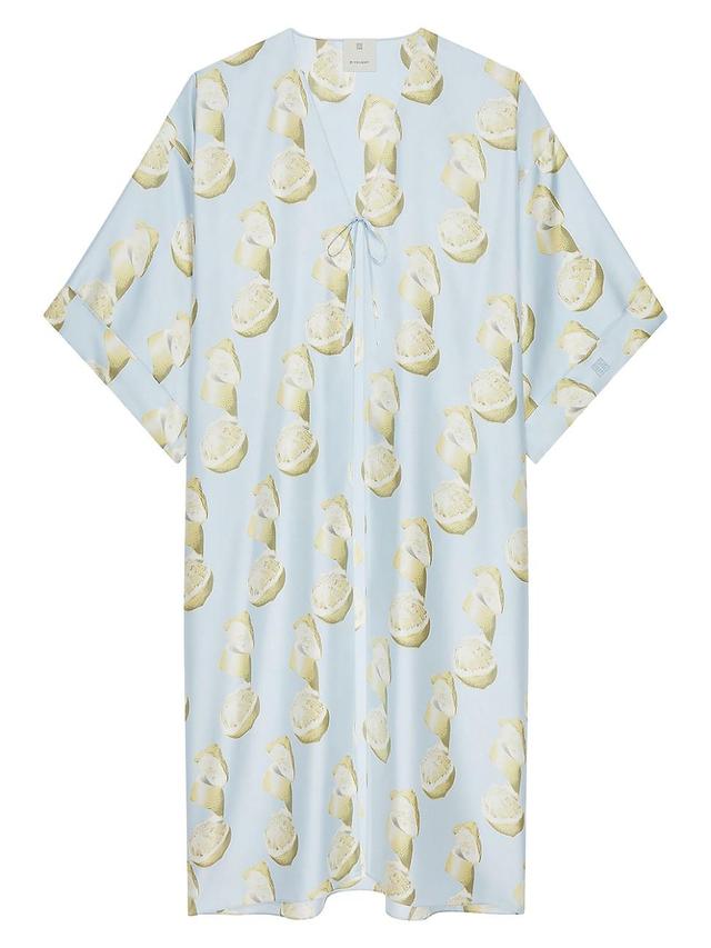 Womens Plage Printed Kaftan in Silk Product Image