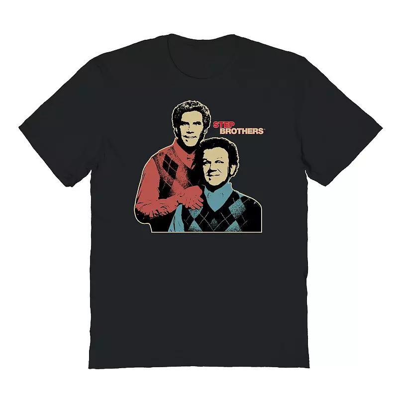 Mens Step Brothers Movie Vintage Portrait Graphic Tee Product Image