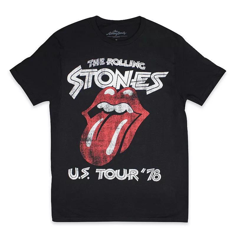 Mens The Rolling Stones Classic U.S. Tour 78 Crewneck Graphic Tee Product Image