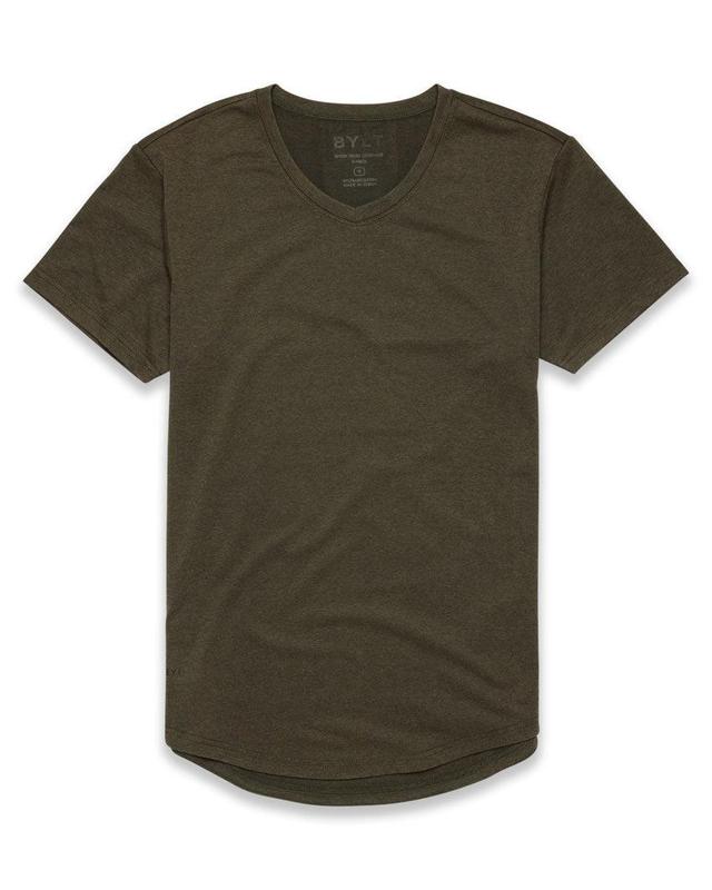 Snow Wash Drop-Cut V-Neck Product Image