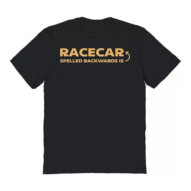 Mens COLAB89 by Threadless Racecar Spelled Backwards Is Racecar Graphic Tee Product Image