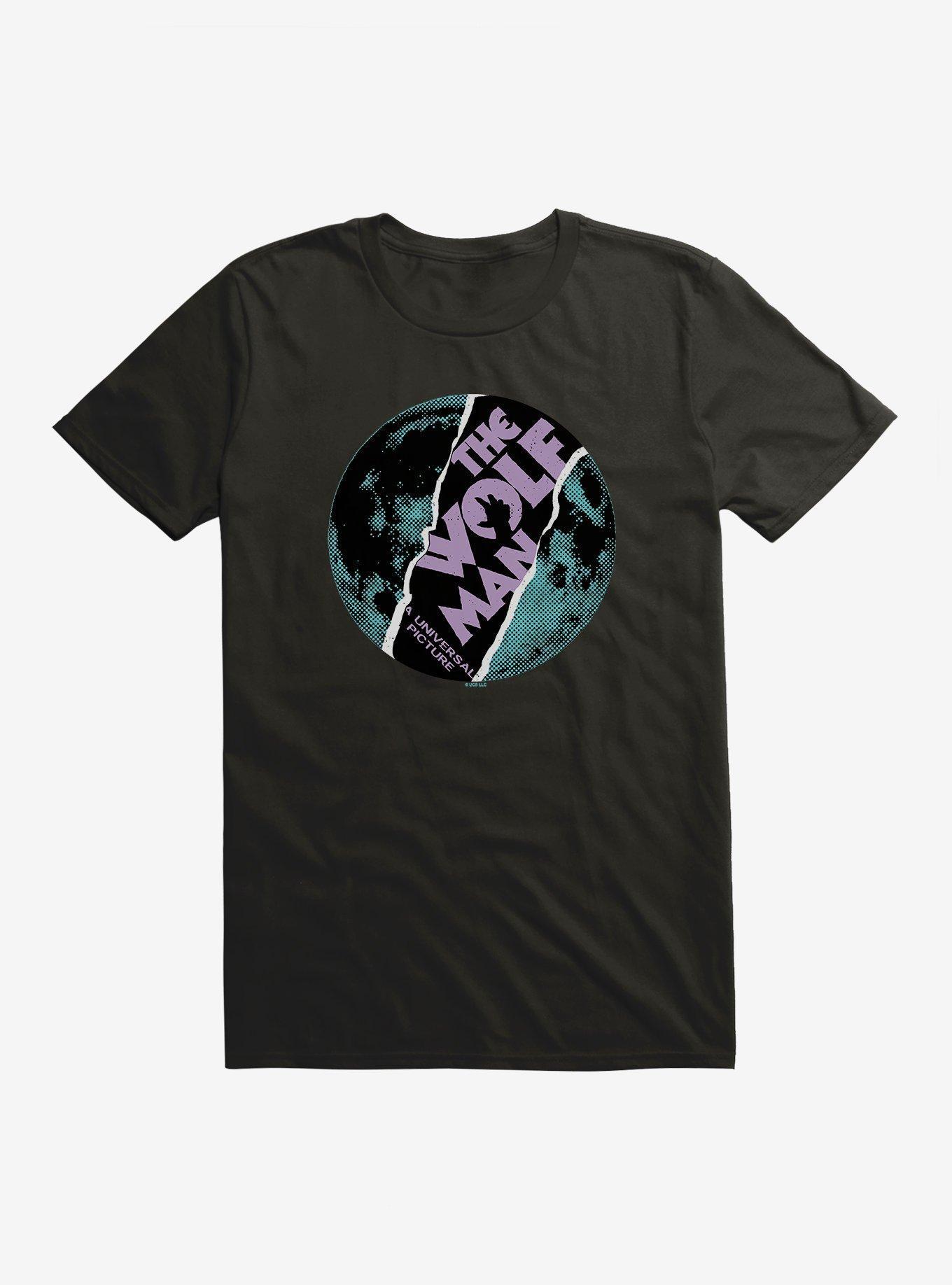 The Wolf Man Moon Script T-Shirt Product Image