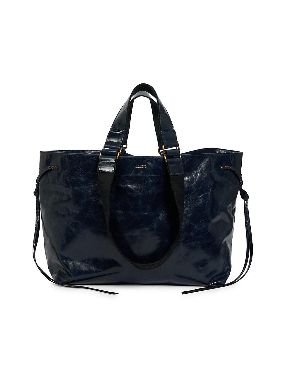 Womens Wardy Patent Leather Tote Bag Product Image