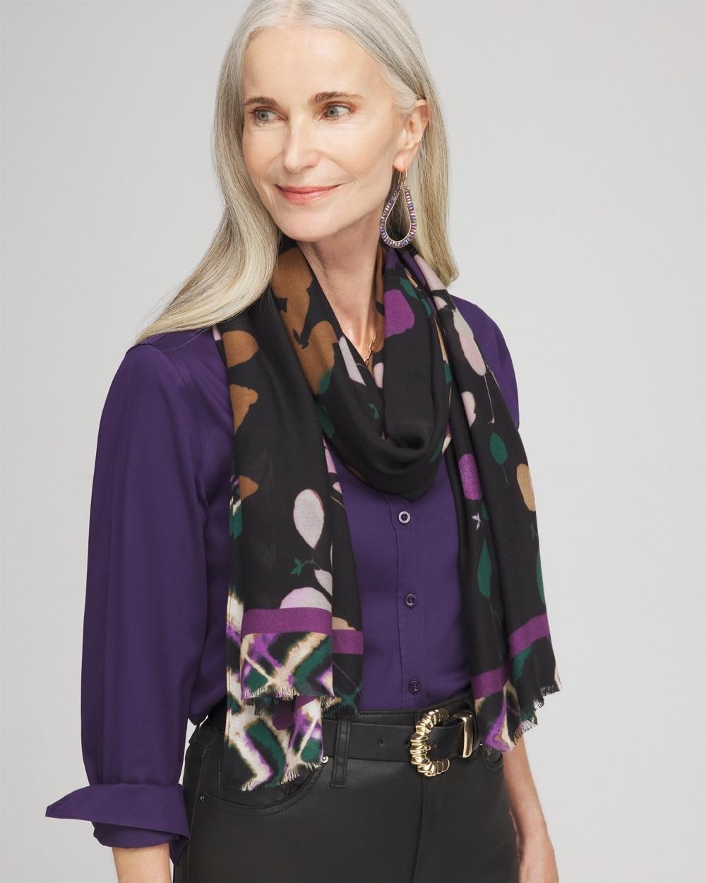 Floral Sprigs Oblong Scarf Product Image