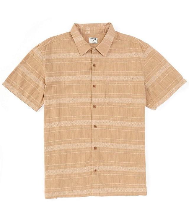 Hurley Short Sleeve Patterned Stripe Baja Rincon Woven Shirt Product Image