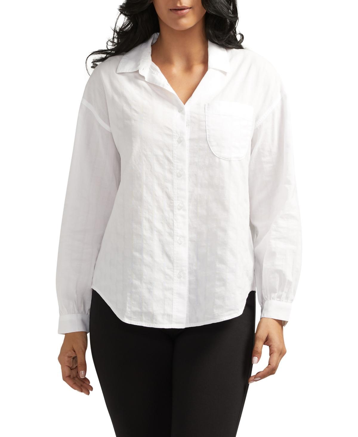 Jag Womens Relaxed Button-Down Shirt Product Image