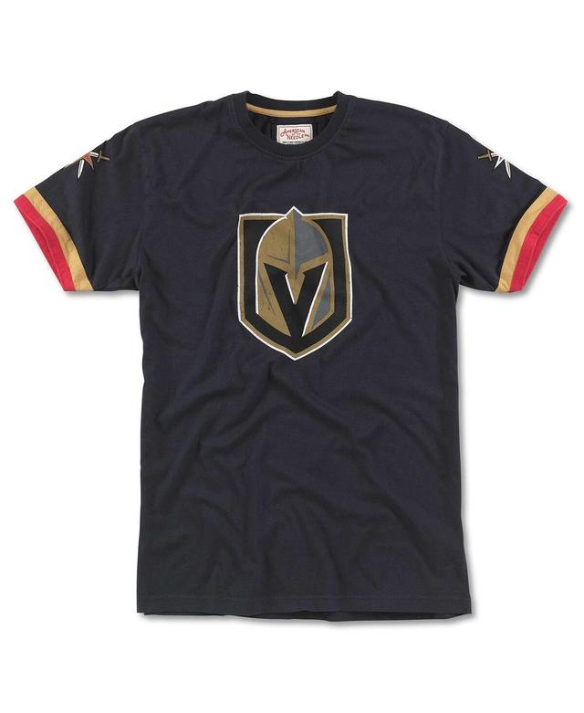 American Needle Mens Charcoal Vegas Golden Knights Remote Control T-Shirt - Charcoal Product Image