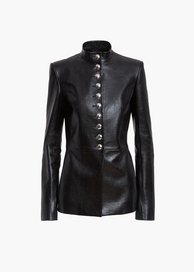 Samuel Jacket in Black Leather Product Image