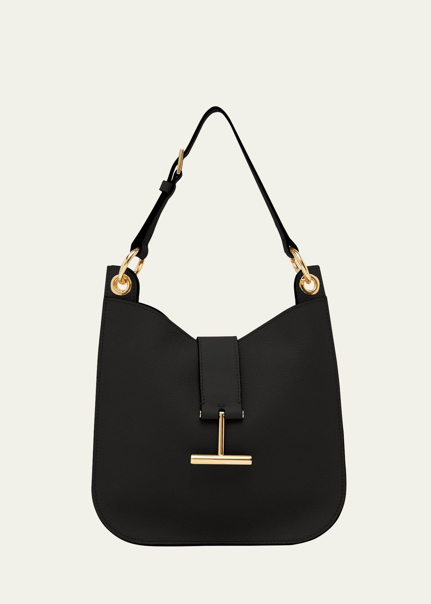 Tara Small Hobo Crossbody in Grained Leather Product Image