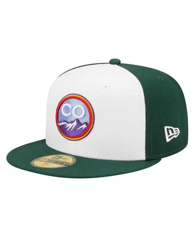 Mens New Era White Colorado Rockies 2022 City Connect 59FIFTY Fitted Hat Product Image