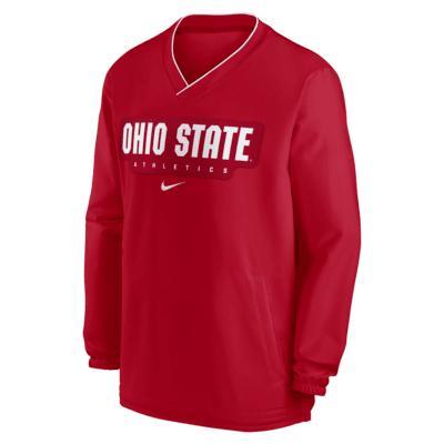 Ohio State Buckeyes Sideline Men's Nike College Long-Sleeve Windshirt Product Image