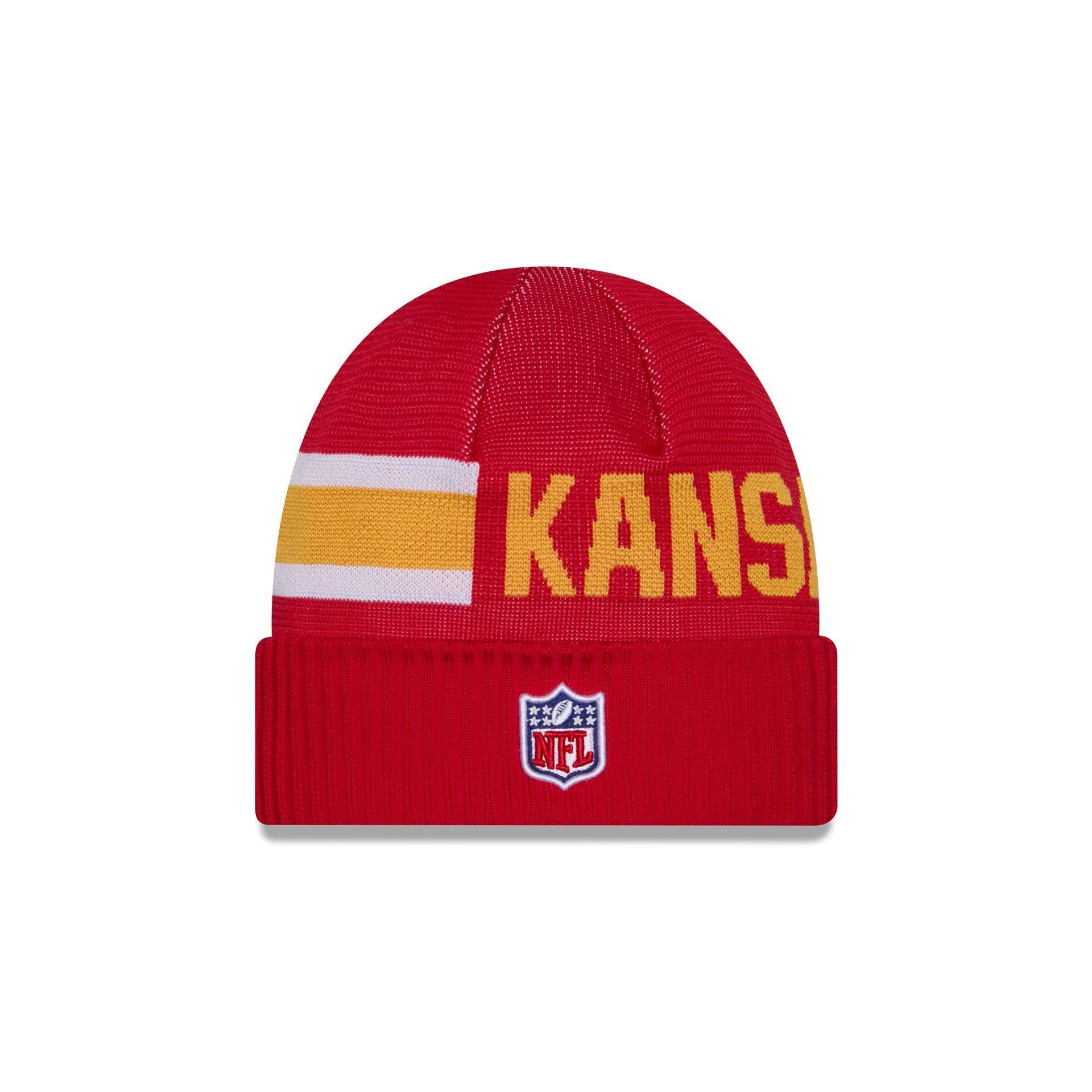 Kansas City Chiefs 2024 Cold Weather Tech Knit Beanie Male Product Image