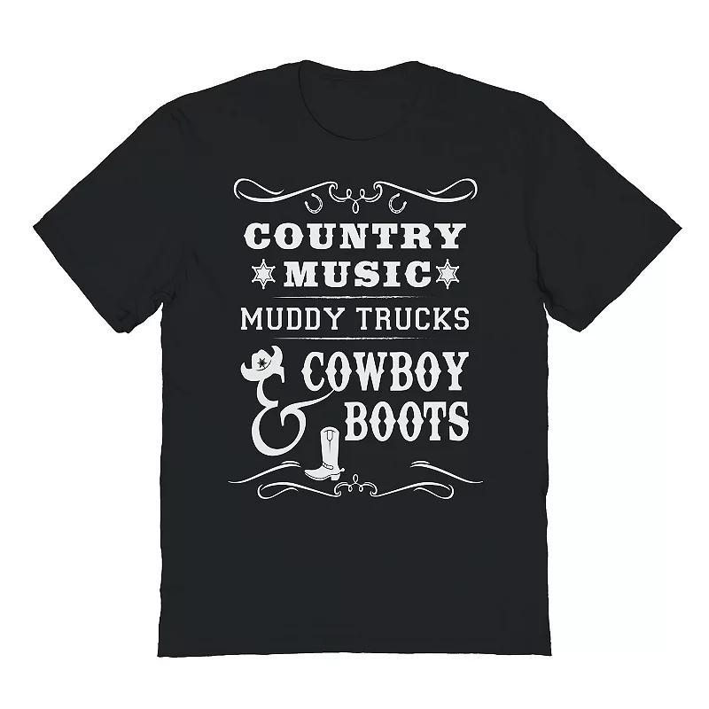 Mens Country Music Graphic Tee Product Image