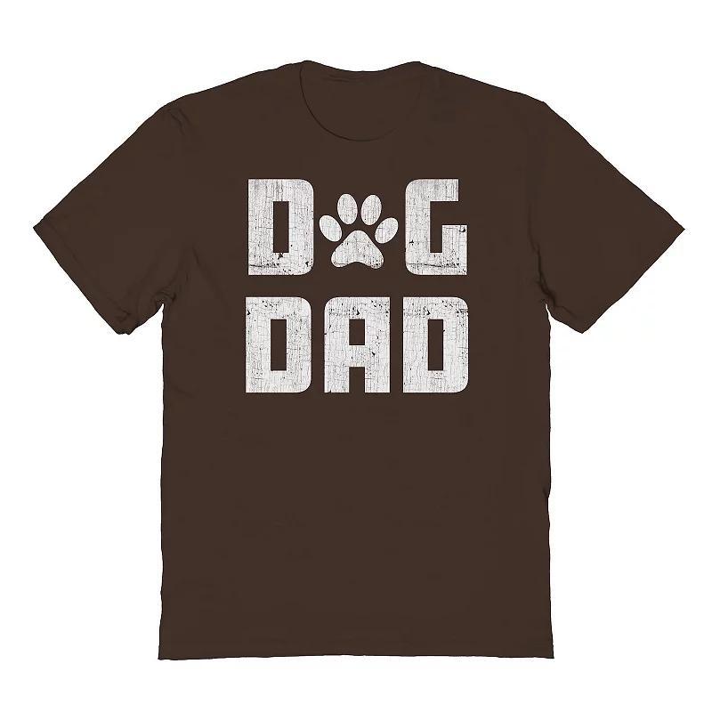 Mens COLAB89 by Threadless Dog Dad Fathers Day Graphic Tee Dark Brown Product Image