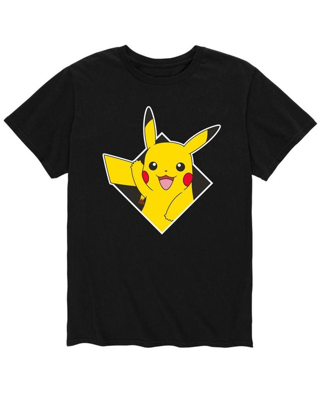 Mens Pokemon Diamond Pikachu Tee Grey Product Image