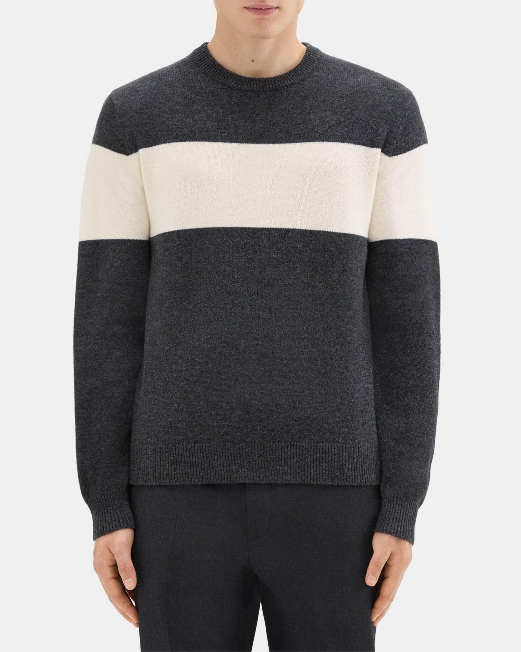 Crewneck Sweater in Wool-Cashmere Product Image