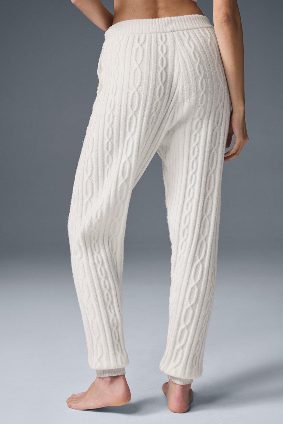 Cable Knit Winter Bliss Pant - Ivory Female Product Image