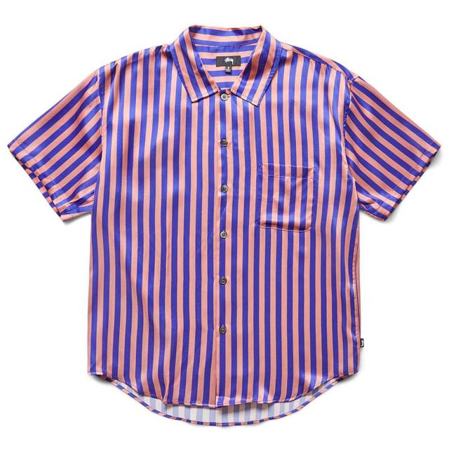 STRIPED SILK SHIRT Male Product Image