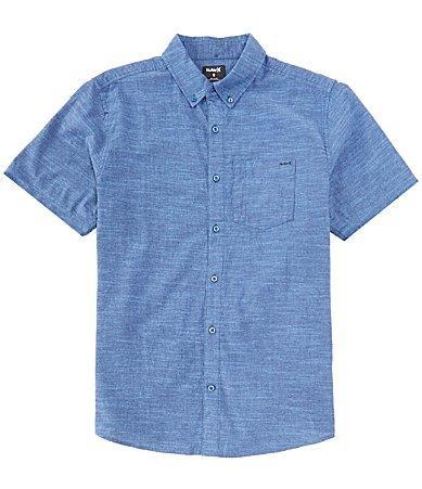 Hurley Short Sleeve One  Only Stretch Classic Fit Woven Shirt Product Image