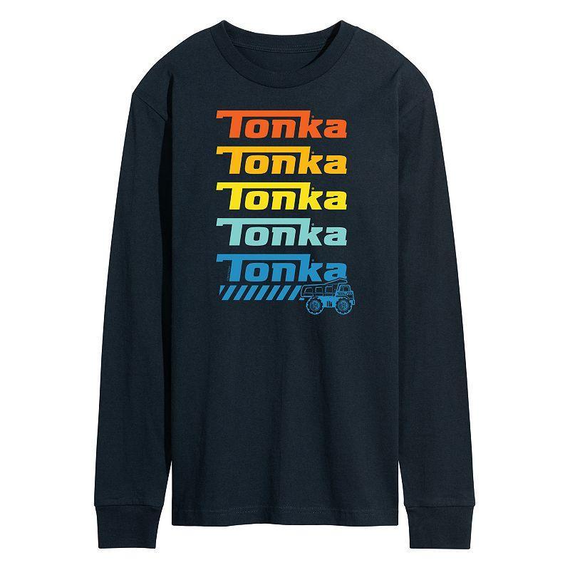 Mens Tonka Logo Long Sleeve Graphic Tee Blue Product Image