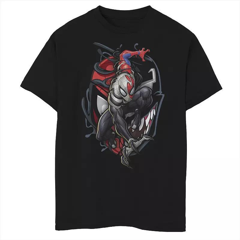 Boys 8-20 Marvel Spider-Man Venom Big Face Mashup Graphic Tee, Boys Product Image