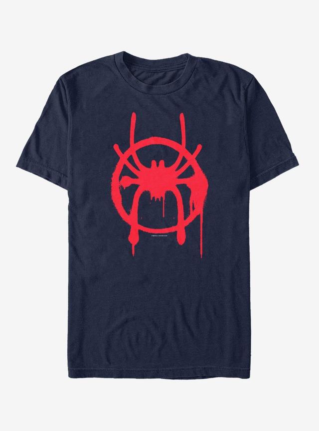 Marvel Spider-Man Spider-Verse Miles Symbol T-Shirt Product Image