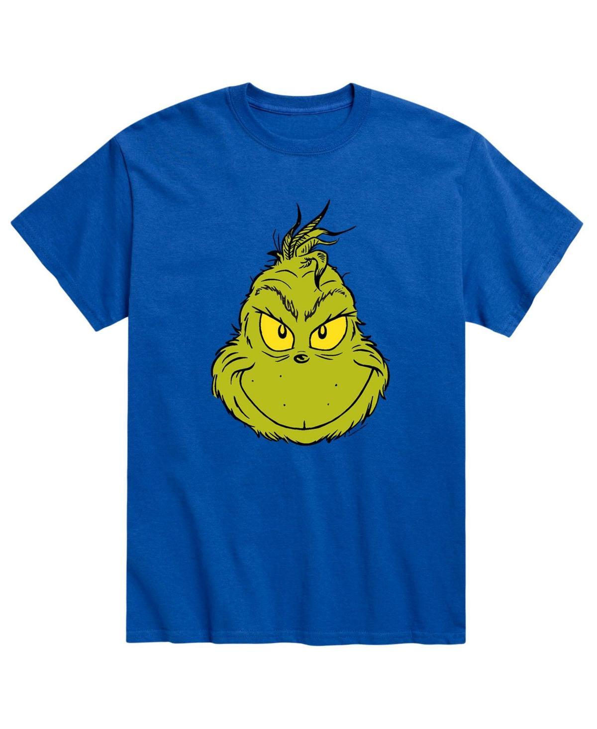 Mens Dr. Seuss The Grinch Face T-shirt Product Image