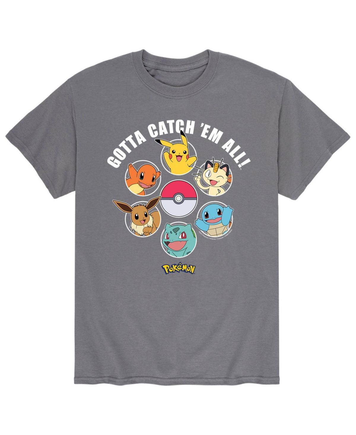 Mens Pokemon Catch Em All T-shirt Product Image