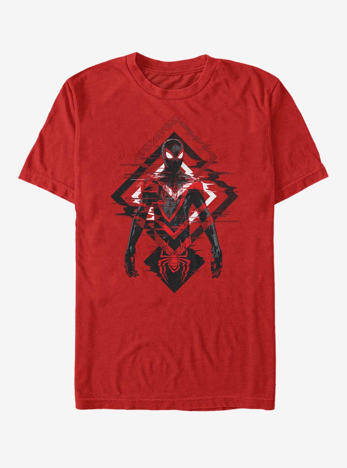 Marvel Spider-Man Triangle Waves T-Shirt Product Image