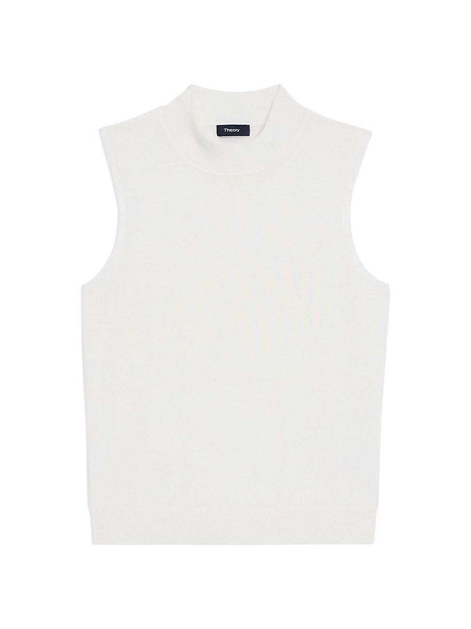 Theory Sleeveless Mock Neck Top Product Image