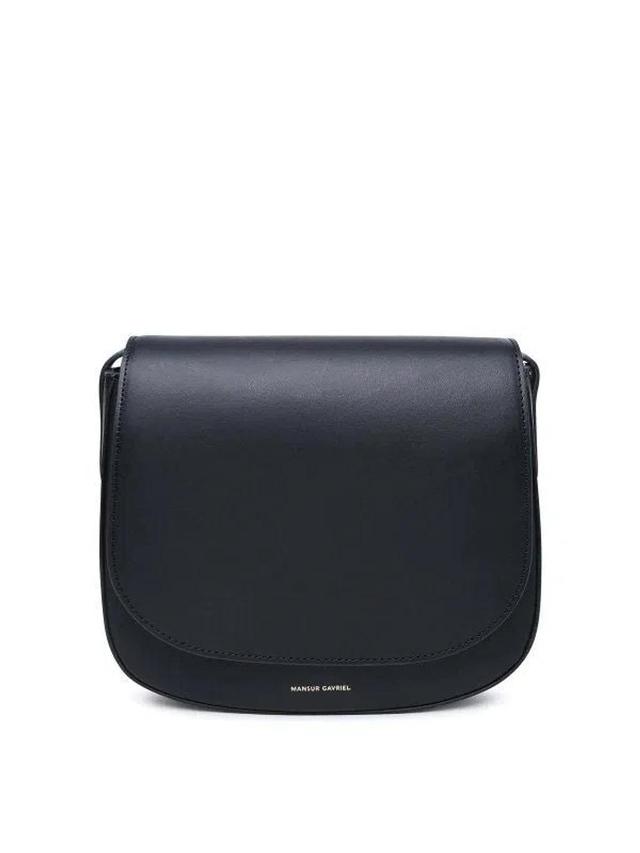 MANSUR GAVRIEL Foldover Top Shoulder Bag In Black Product Image