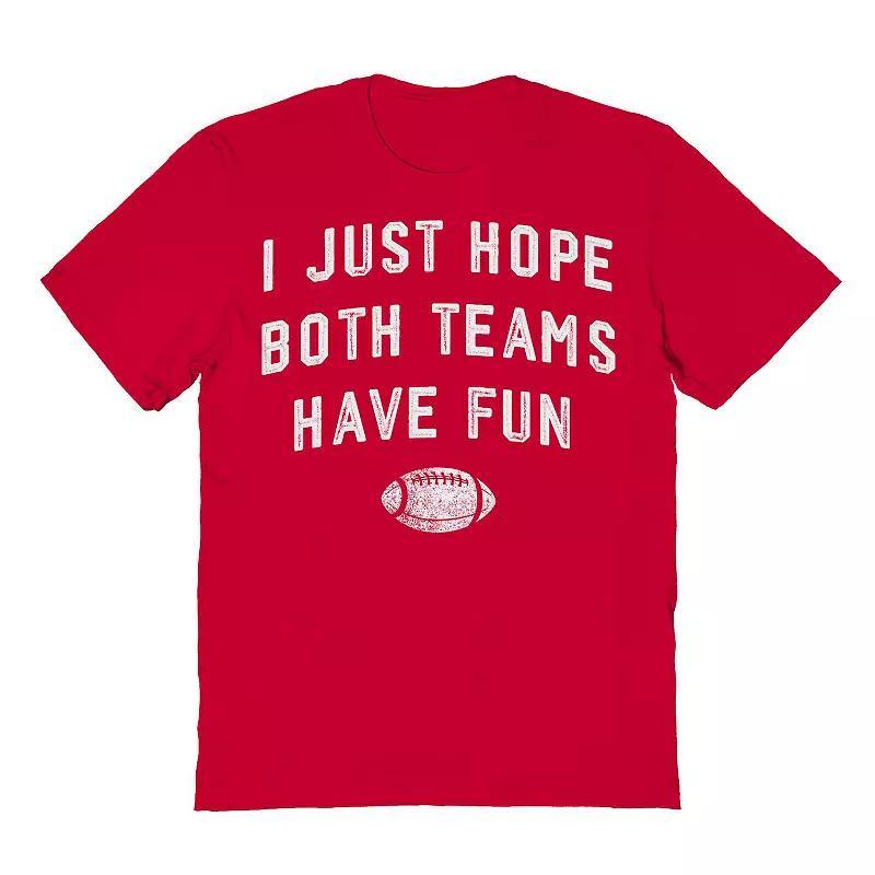 Adult I Just Hope Both Teams Graphic Tee, Mens Product Image