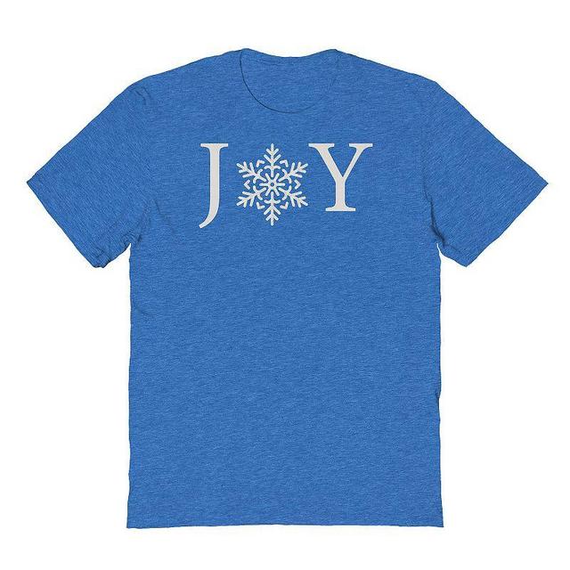 Mens JOY Graphic Tee, Womens Grey Royal Product Image