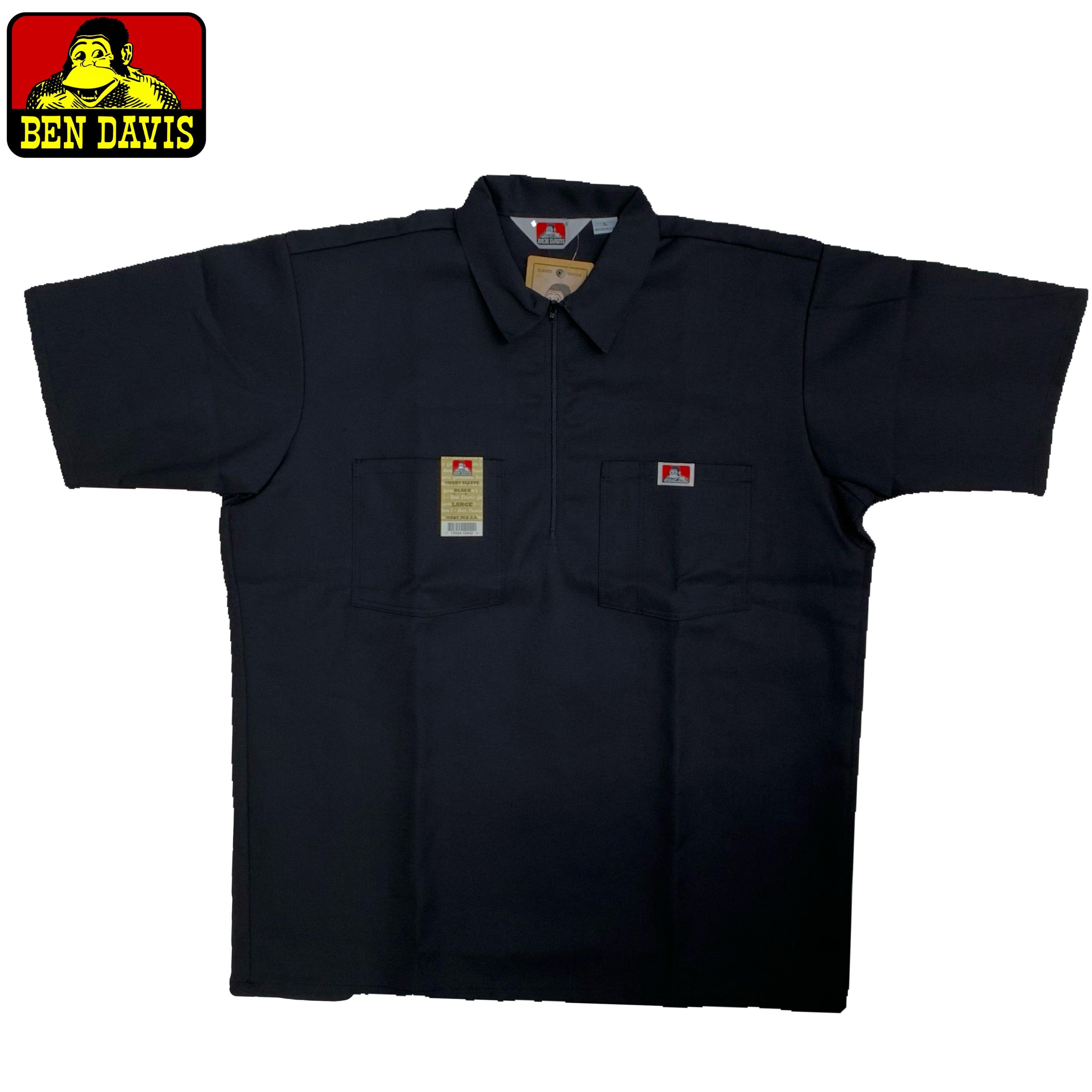 Ben Davis Short Sleeve Solid 1/2 Zip Shirt Male Product Image