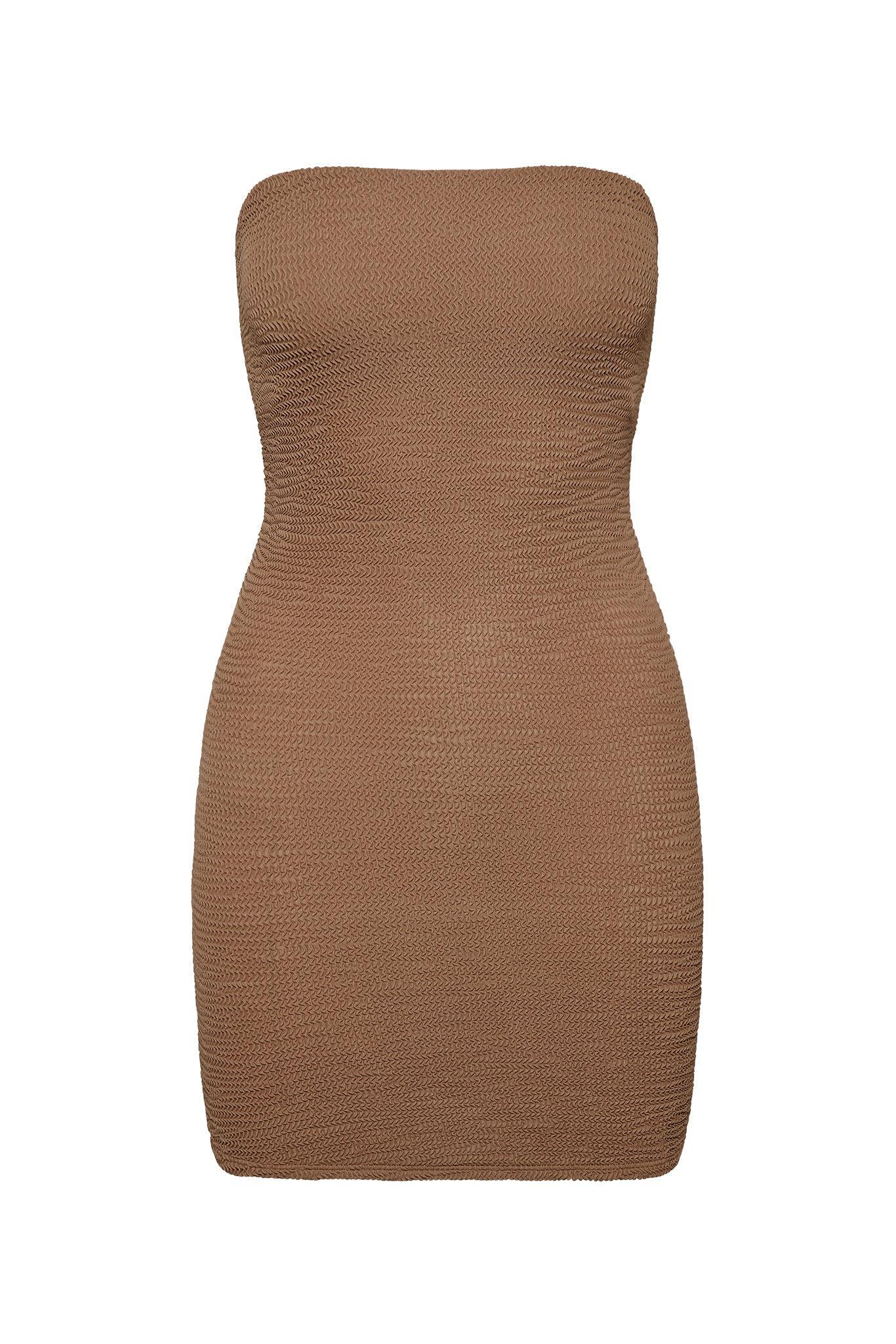 Bimini Dress - Husk Crinkle Product Image